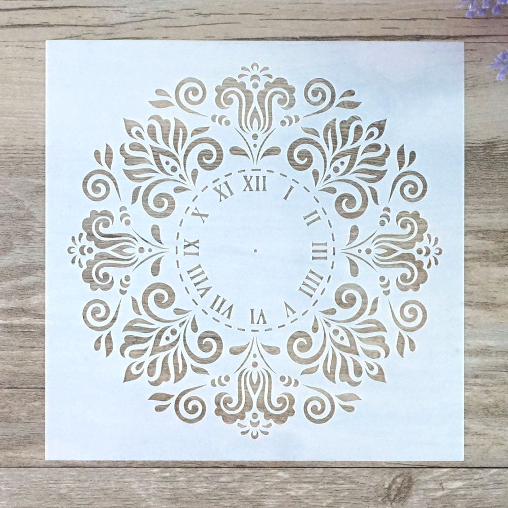Clock Face Stencil 15 cm 30 cm 40 cm DIY Craft