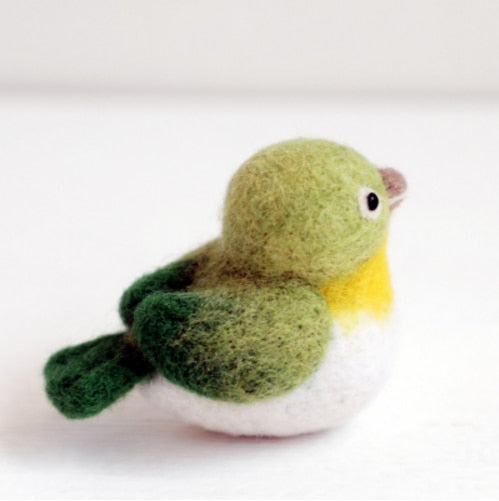 Small Sparrow Bird Wool Felting Needlepoint Kits DIY Crafts