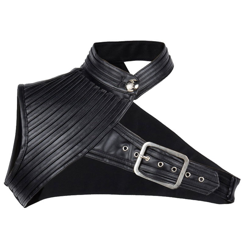 Sabbath Steampunk Faux Leather Shoulder Collar