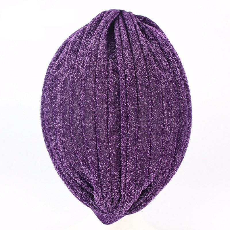 Glittery Turbans Knot Twist Head Wraps