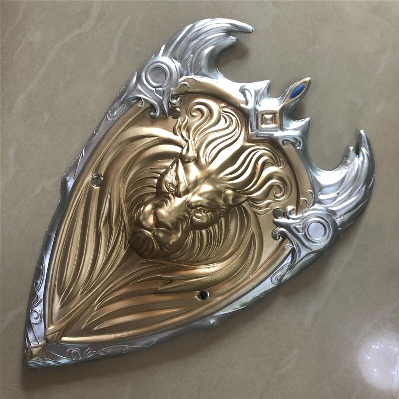 Gold Lion King Justice Royal Guard Shield Brave Heart Cosplay Prop