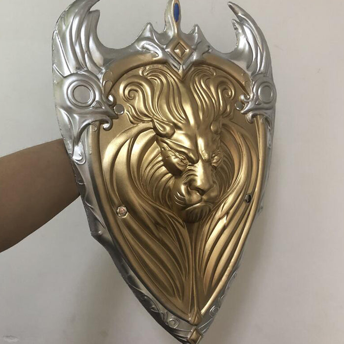 Gold Lion King Justice Royal Guard Shield Brave Heart Cosplay Prop