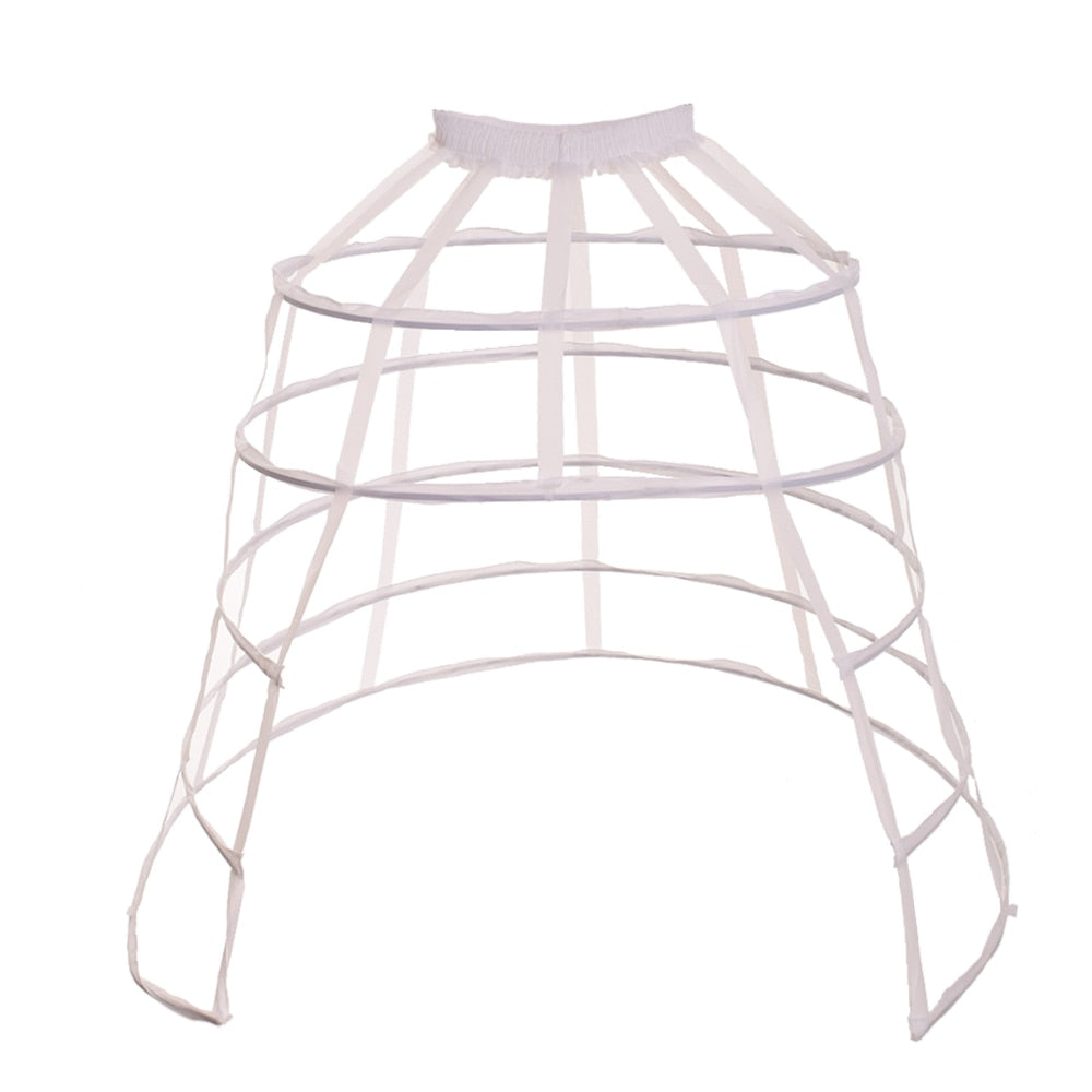 Lolita Birdcage Bustle Victorian Cage Petticoat Skirt 5 Hoops