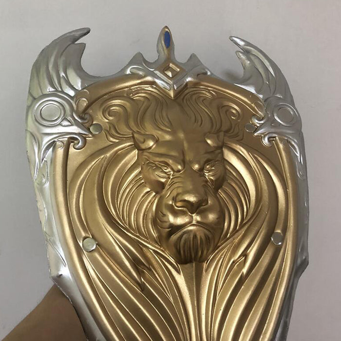 Gold Lion King Justice Royal Guard Shield Brave Heart Cosplay Prop