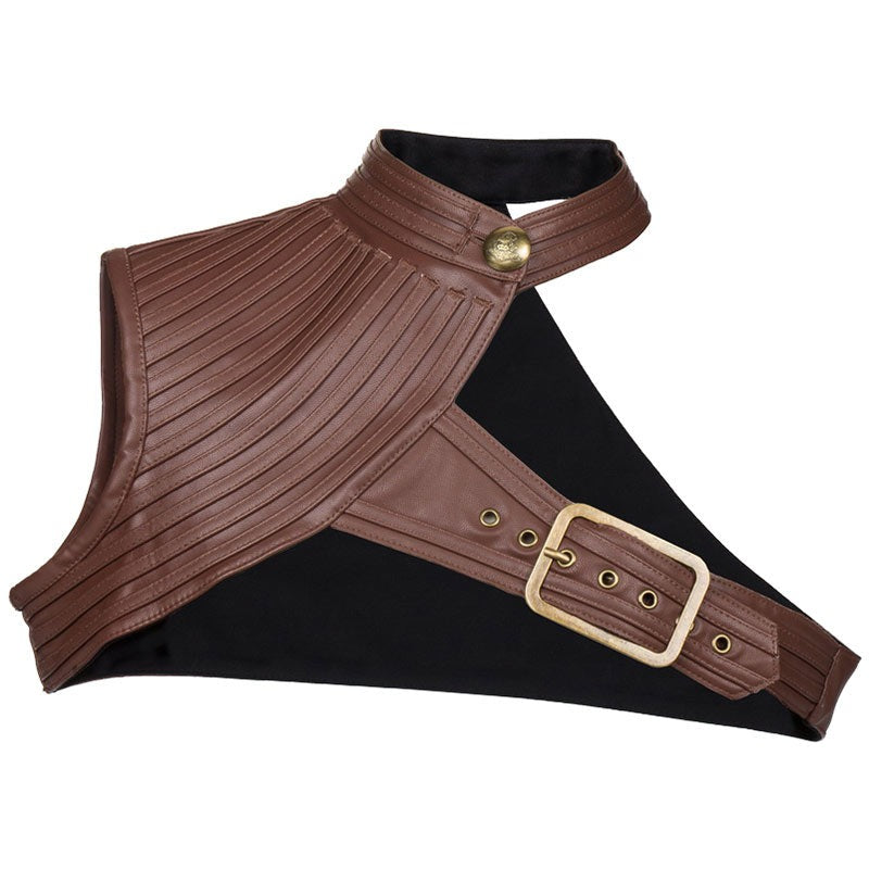 Sabbath Steampunk Faux Leather Shoulder Collar