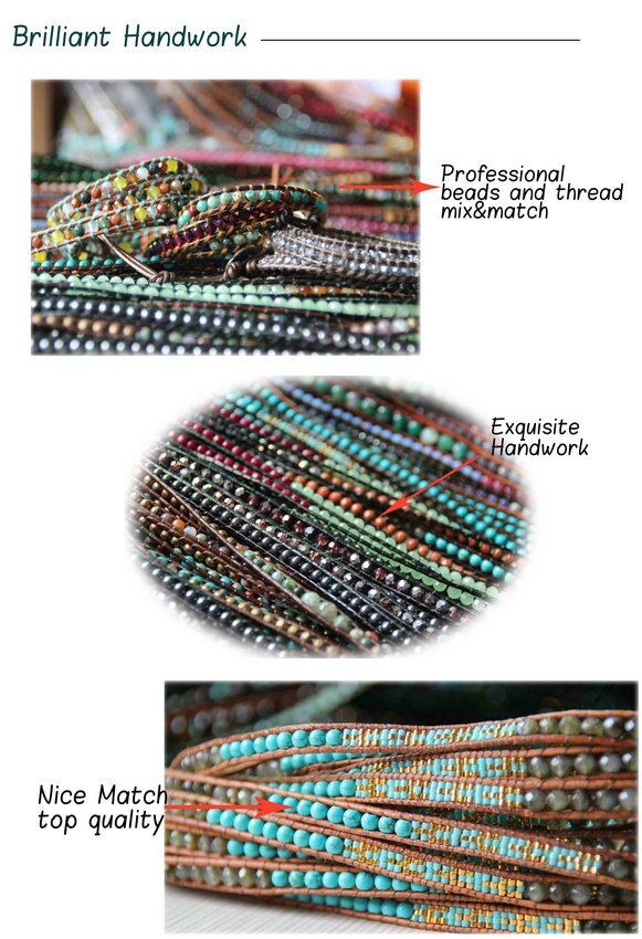Two Strand Natural Stone Bracelets