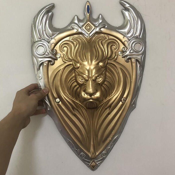 Gold Lion King Justice Royal Guard Shield Brave Heart Cosplay Prop