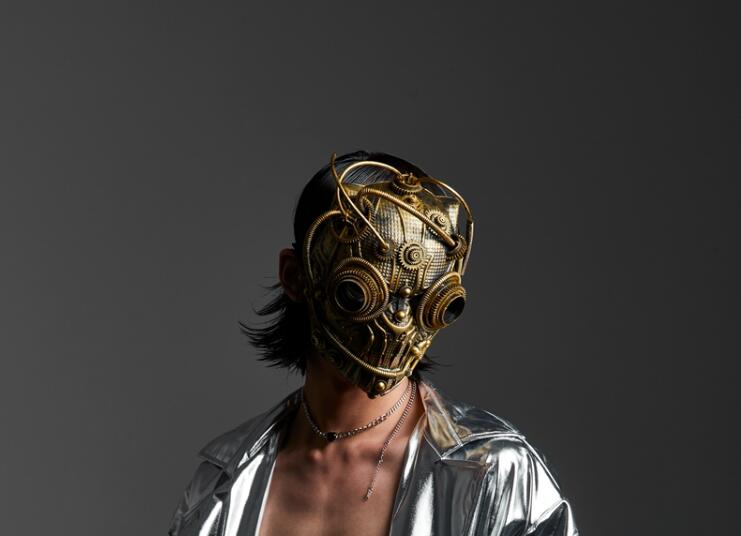 Steampunk Robot Mechanical Party and Costume Mask