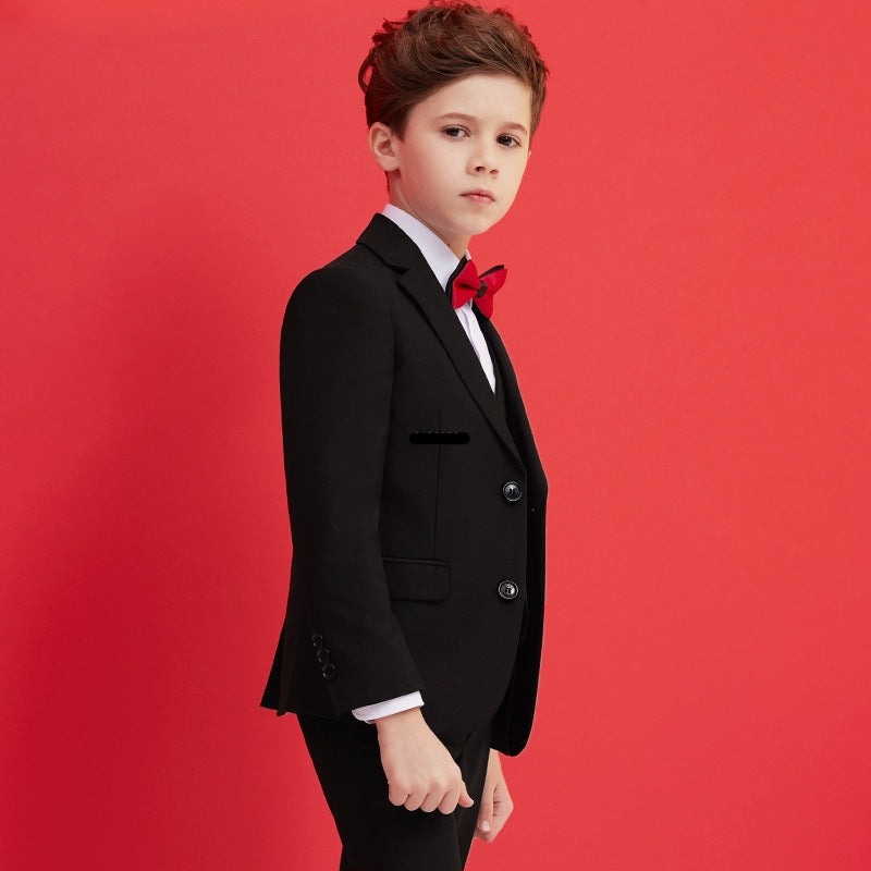 Boys James Bond 007 Suit Kids Black Formal Suit
