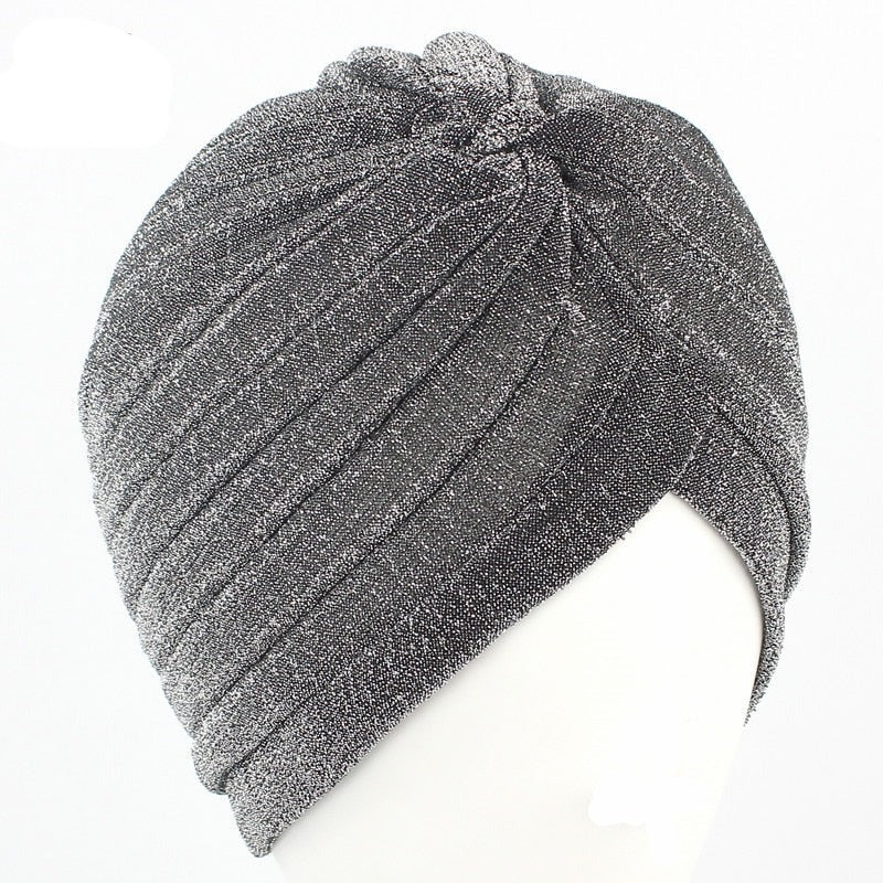 Glittery Turbans Knot Twist Head Wraps