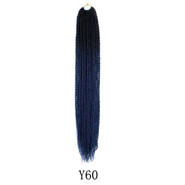 Mermaid Hair Extensions Twist Crochet Braided Hair 30 Strands