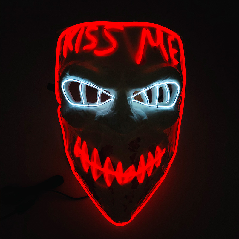 Glowing Cosplay LED Joker Masks