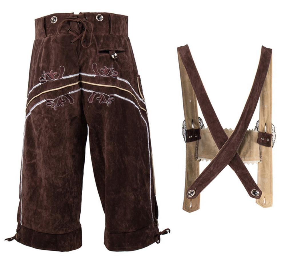 Bavarian Lederhosen German Oktoberfest Mens Cosplay Costume