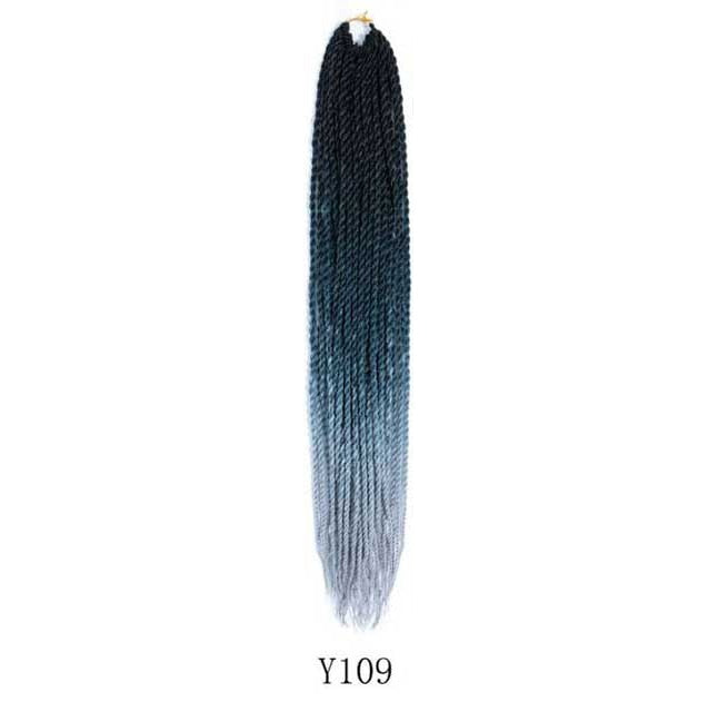 Mermaid Hair Extensions Twist Crochet Braided Hair 30 Strands