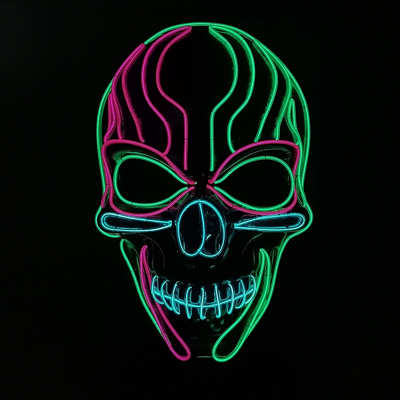 Glowing Cosplay LED Joker Masks