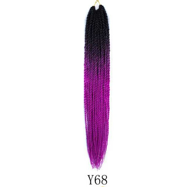 Mermaid Hair Extensions Twist Crochet Braided Hair 30 Strands
