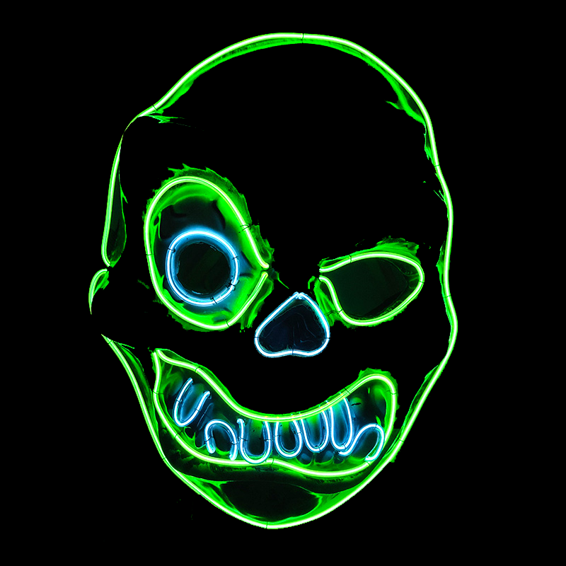 Glowing Cosplay LED Joker Masks