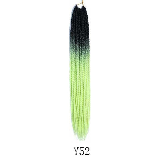Mermaid Hair Extensions Twist Crochet Braided Hair 30 Strands