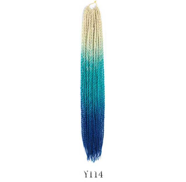 Mermaid Hair Extensions Twist Crochet Braided Hair 30 Strands