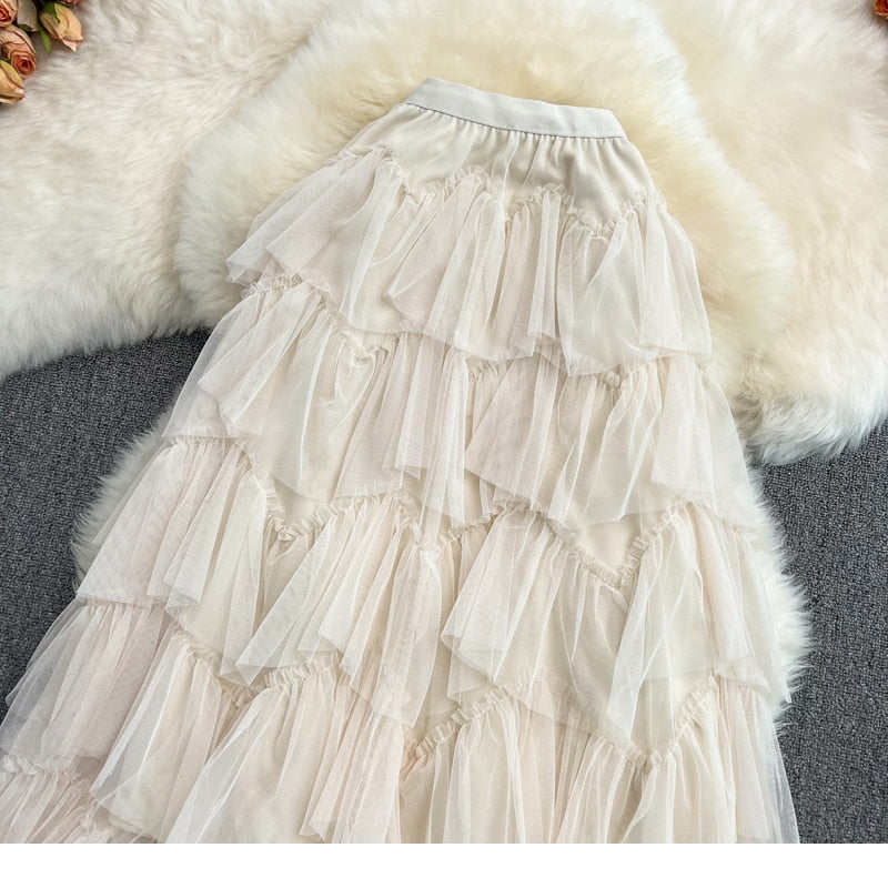 Rah-Rah Ruffled Tiers Tulle Tutu Skirts