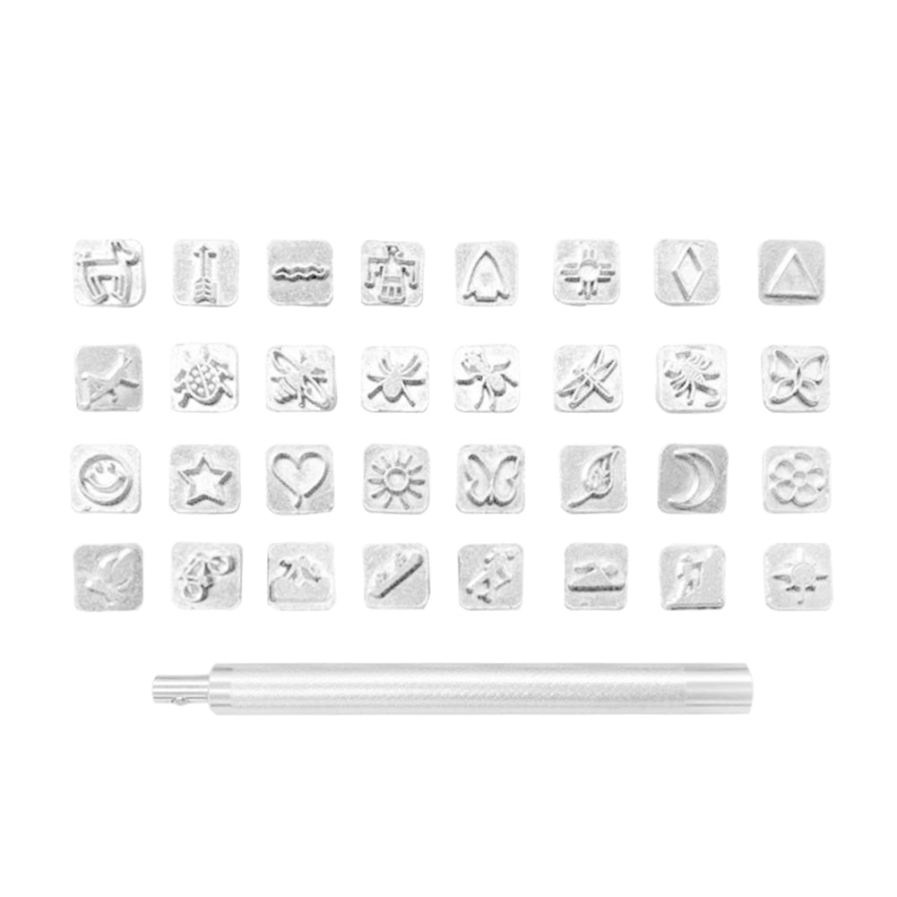 Steel Printing Punch Alphabet Letter Stamp Set Leather Embossing Stamps Leather Craft Tools