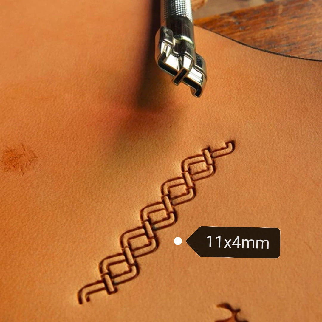 Leather Carving Embossing Tool DIY Leather Printing Stamp