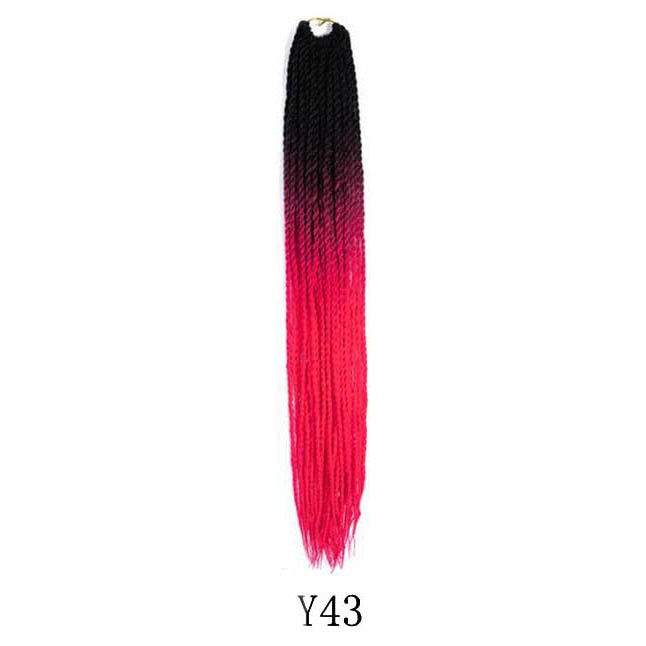 Mermaid Hair Extensions Twist Crochet Braided Hair 30 Strands