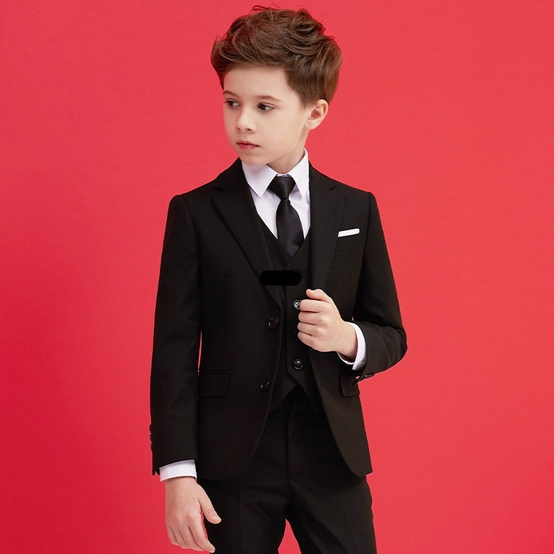 Boys James Bond 007 Suit Kids Black Formal Suit