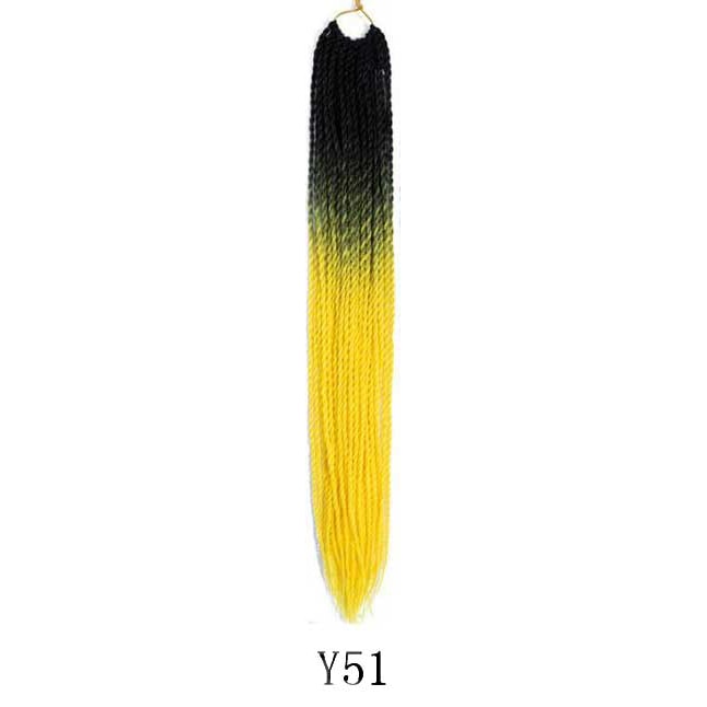 Mermaid Hair Extensions Twist Crochet Braided Hair 30 Strands