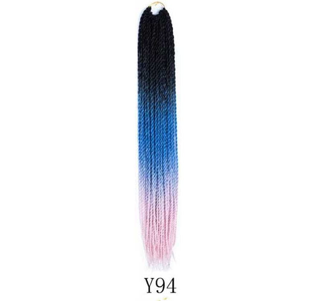 Mermaid Hair Extensions Twist Crochet Braided Hair 30 Strands