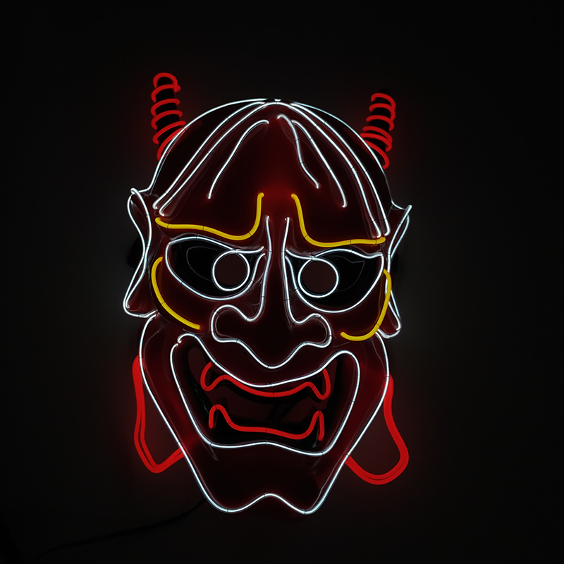 Glowing Cosplay LED Joker Masks