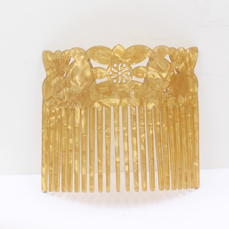 Brincos Flamencos Acetic Acid Plate Hair Combs