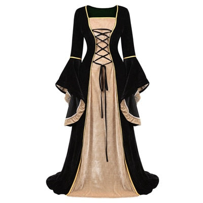 Velvet Irish Renaissance Dress Medieval Victorian Costume Dress