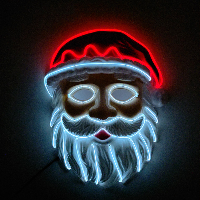 Glowing Cosplay LED Joker Masks