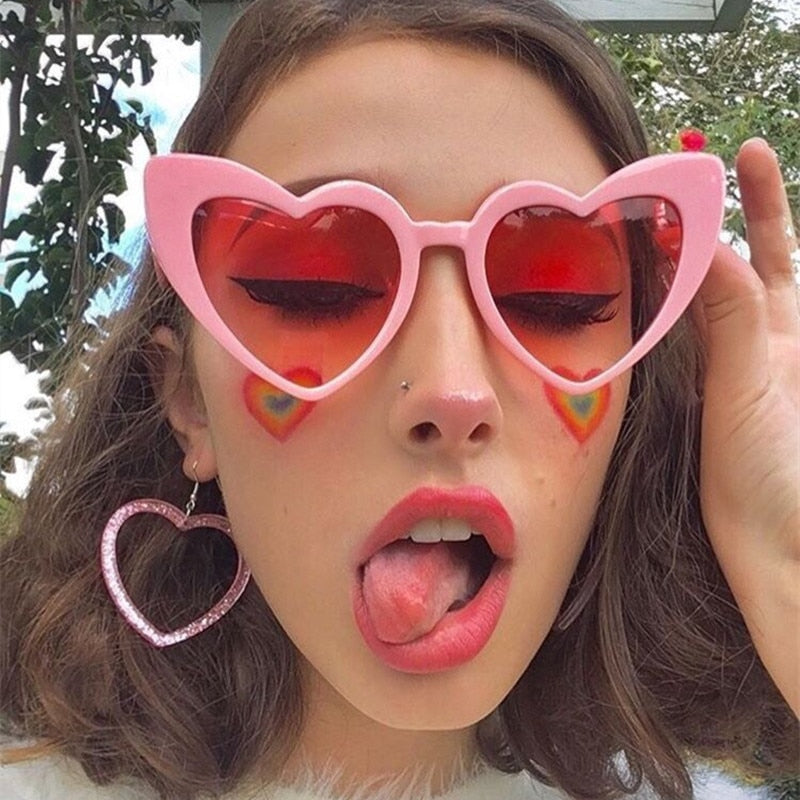 Love Heart Shaped Sunglasses