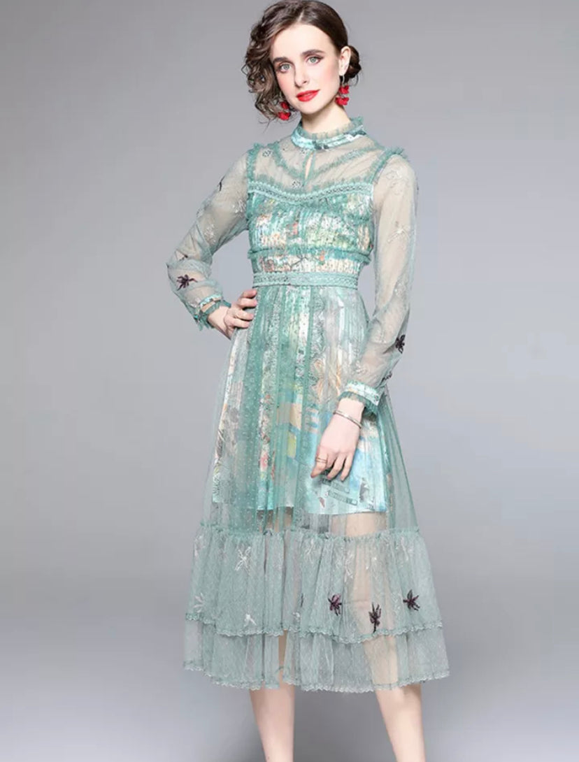 Garden Party Layered Dress