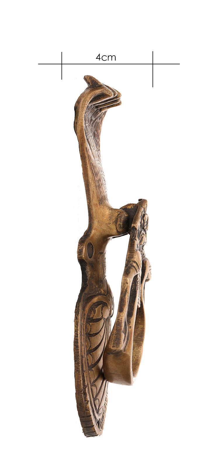 Victorian Brass Owl Door Knocker