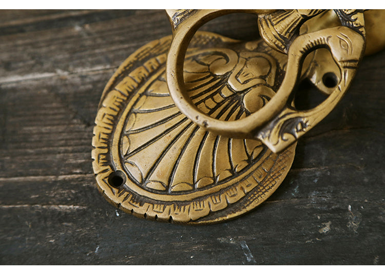 Victorian Brass Owl Door Knocker