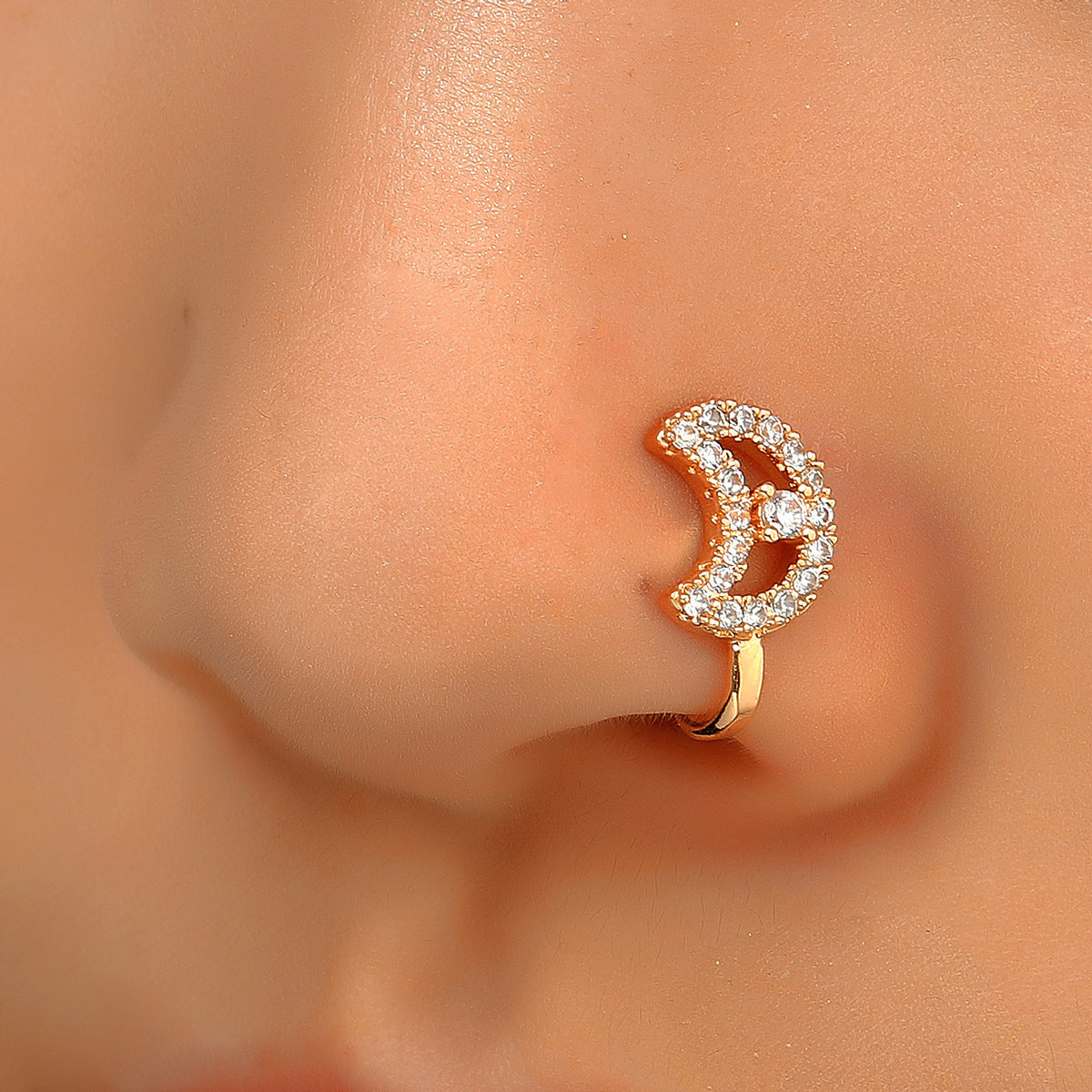 Nose Cuff 1PCS Stainless Steel Non Piercing Nose Ring