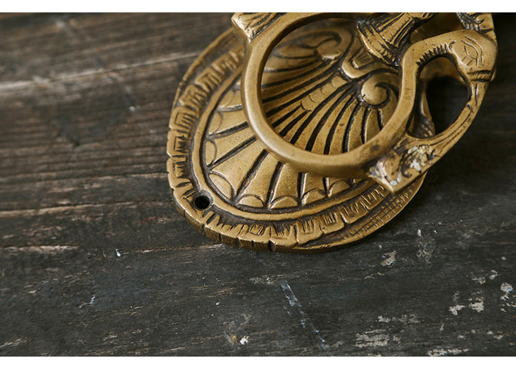 Victorian Brass Owl Door Knocker