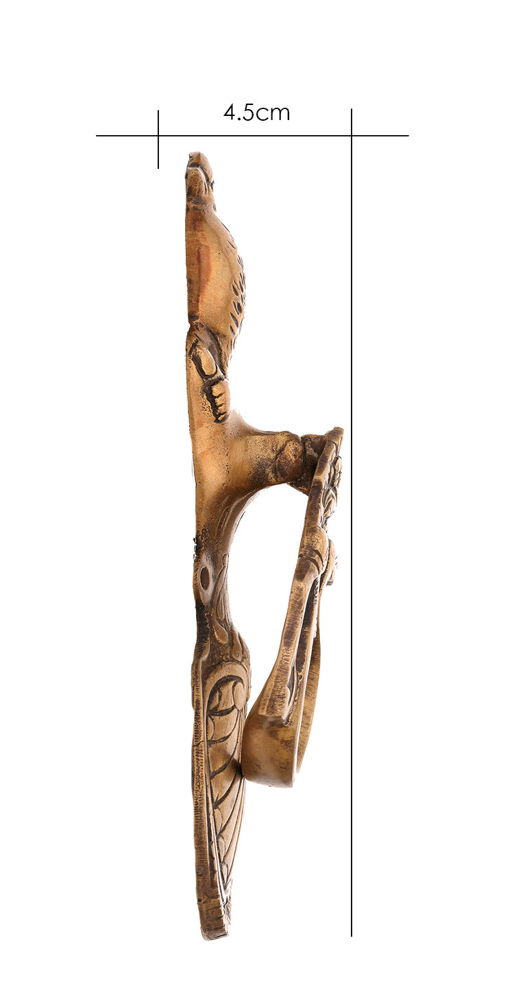 Victorian Brass Owl Door Knocker