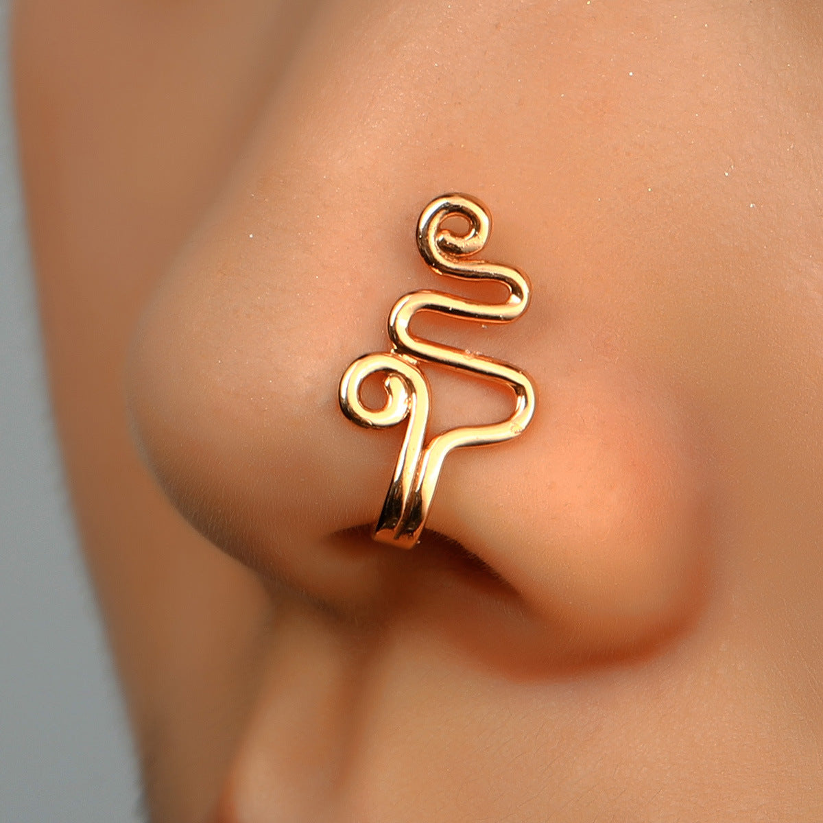 Nose Cuff 1PCS Stainless Steel Non Piercing Nose Ring