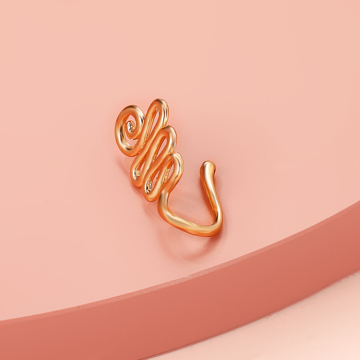 Nose Cuff 1PCS Stainless Steel Non Piercing Nose Ring