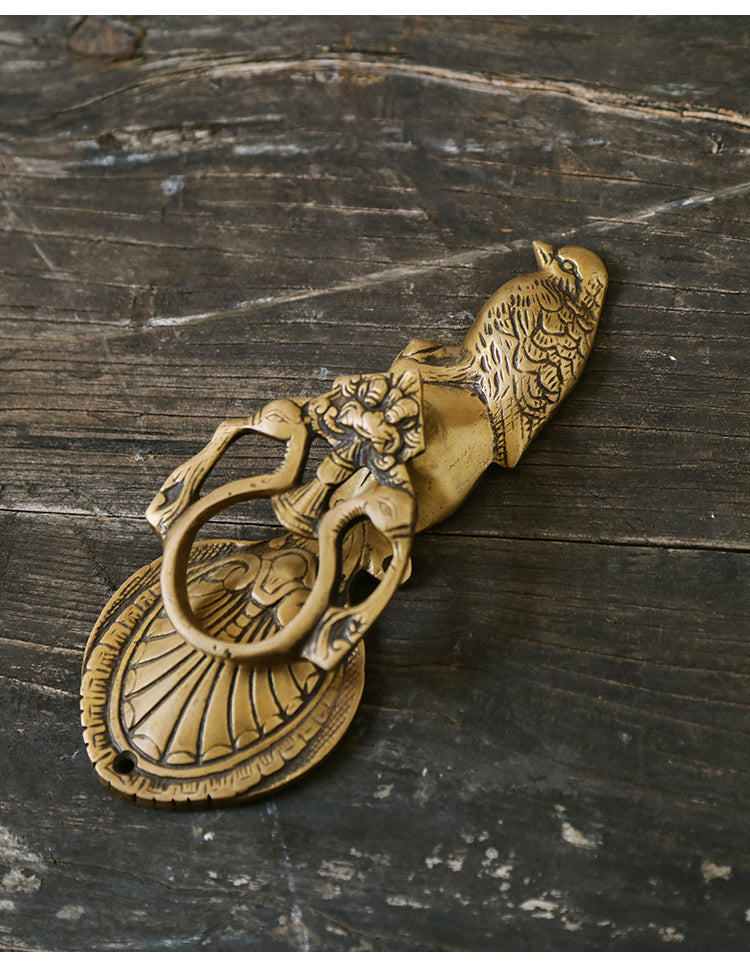 Victorian Brass Owl Door Knocker