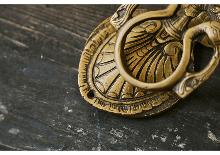 Victorian Brass Owl Door Knocker