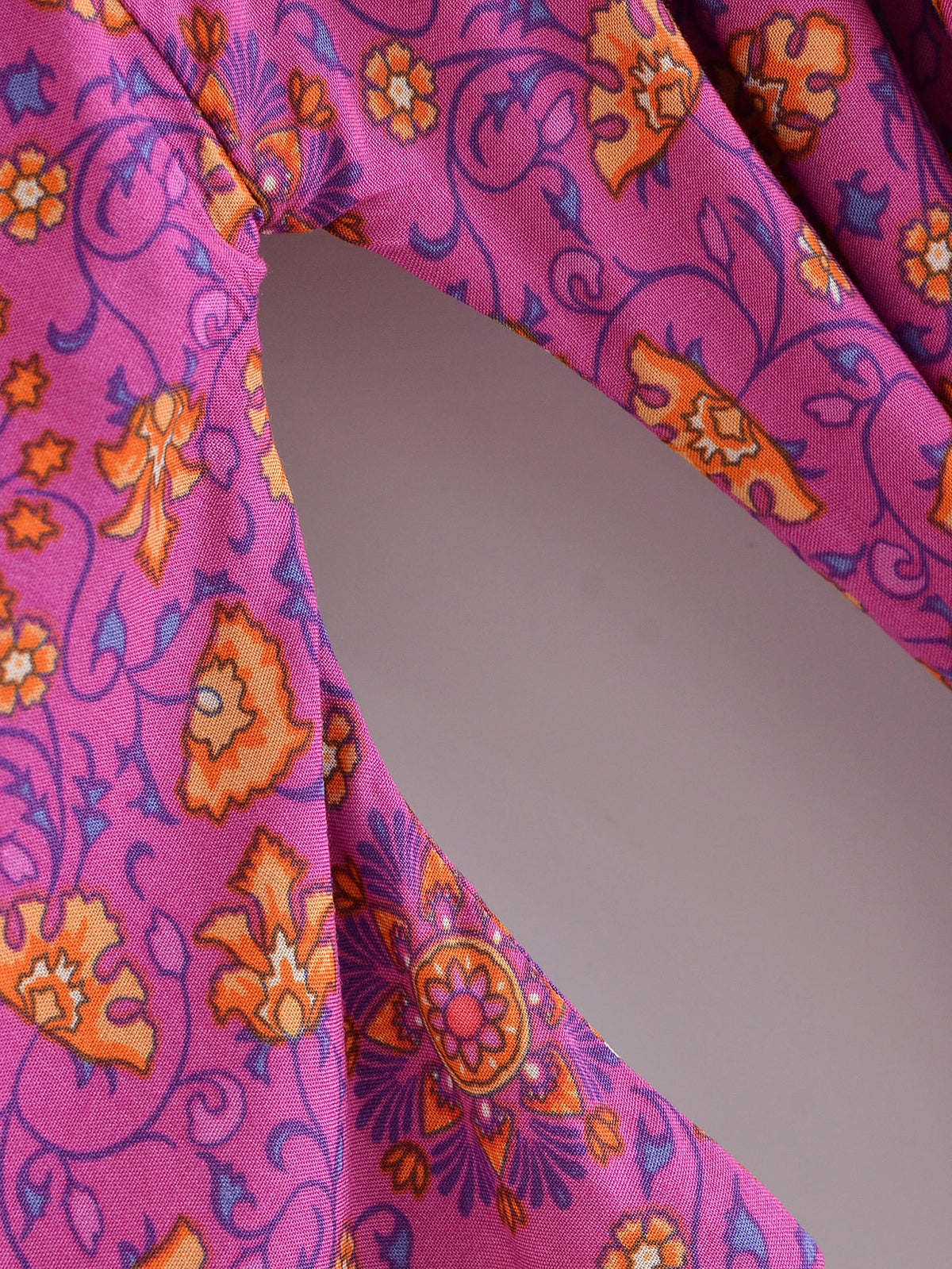 River Moss Boho Short Kimono