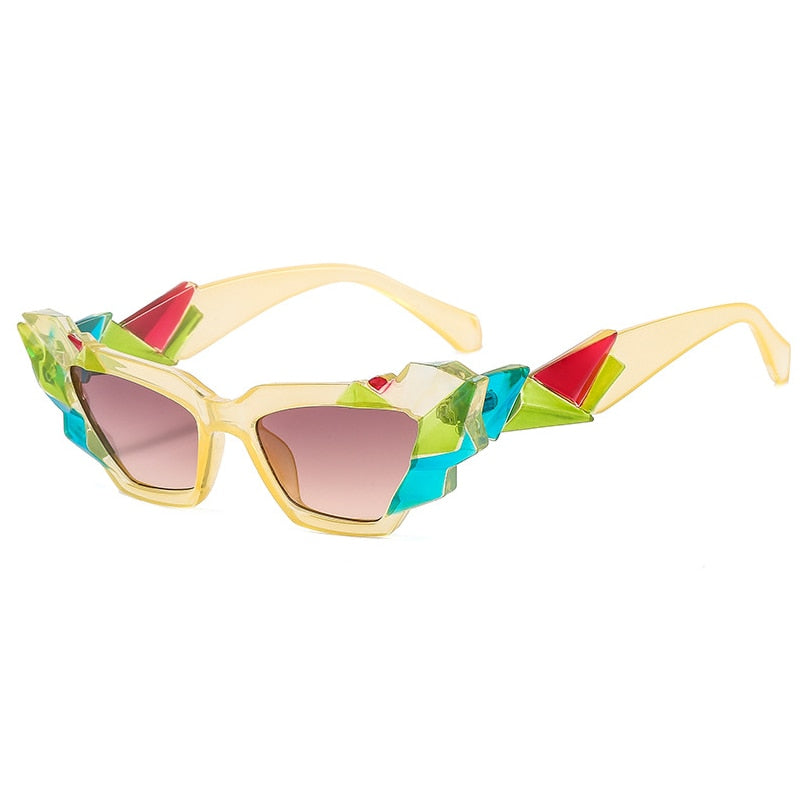 Franny's Fragmented Cat eye Sunglasses