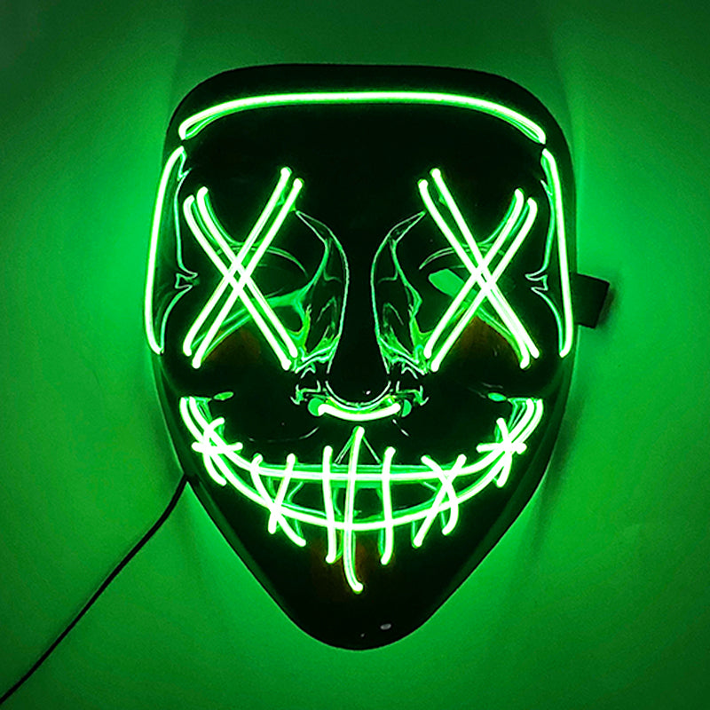 Glowing Cosplay LED Joker Masks