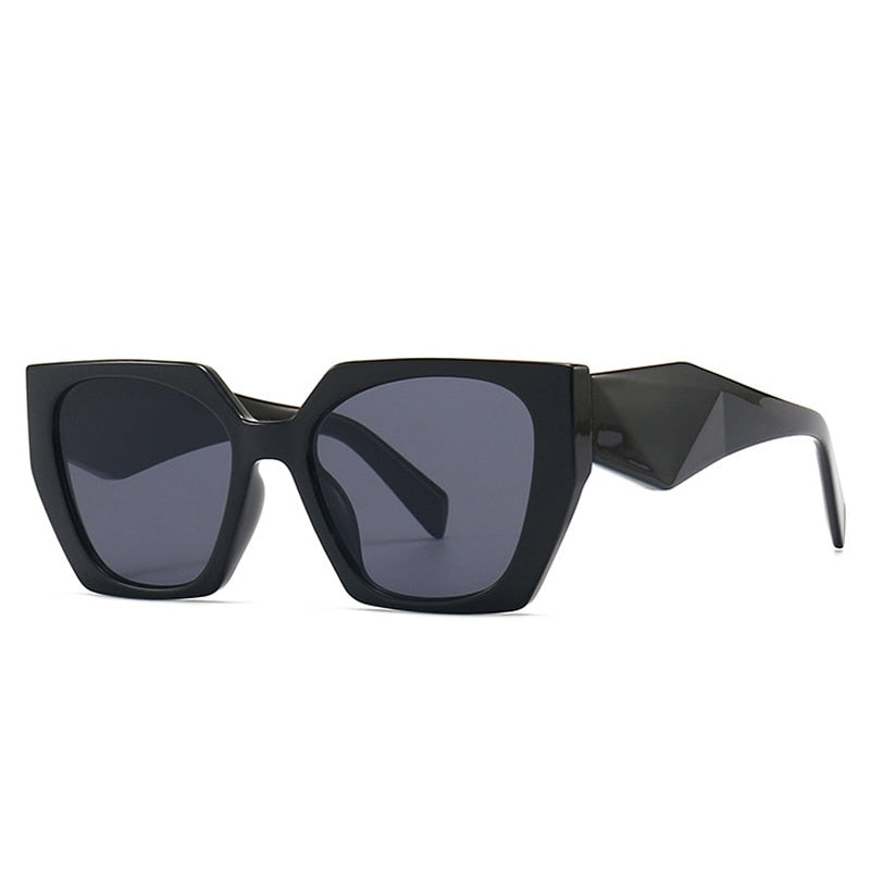 Rainbow Cats Eye Polygon Sunglasses
