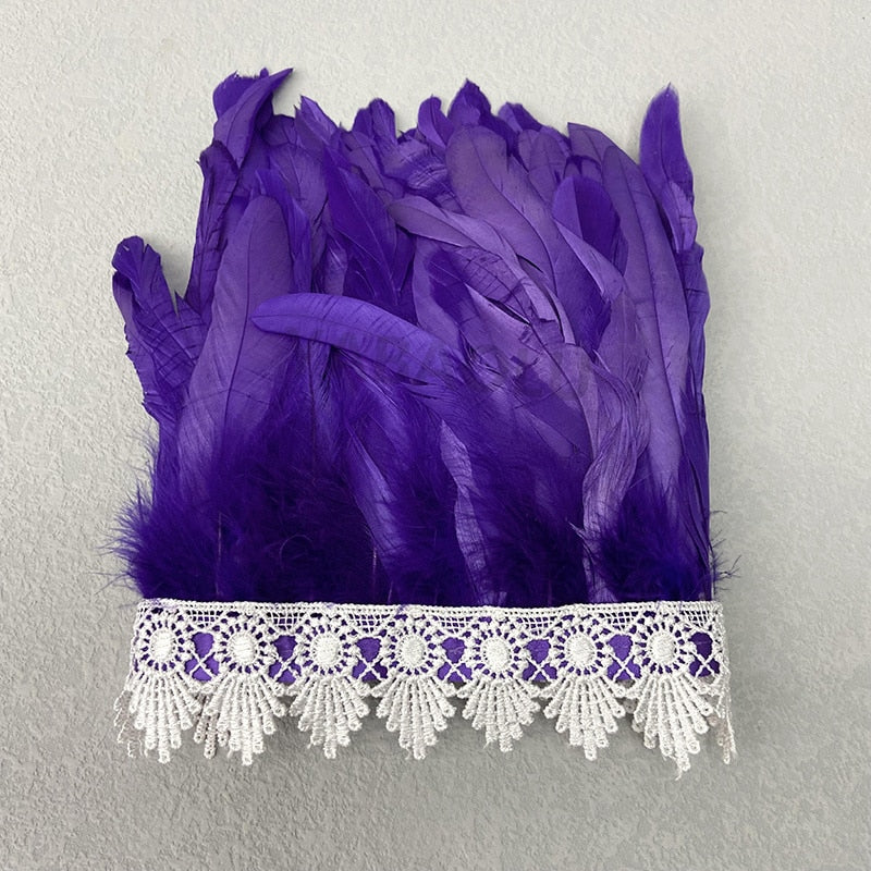 Natural Feather Wrist Cuffs